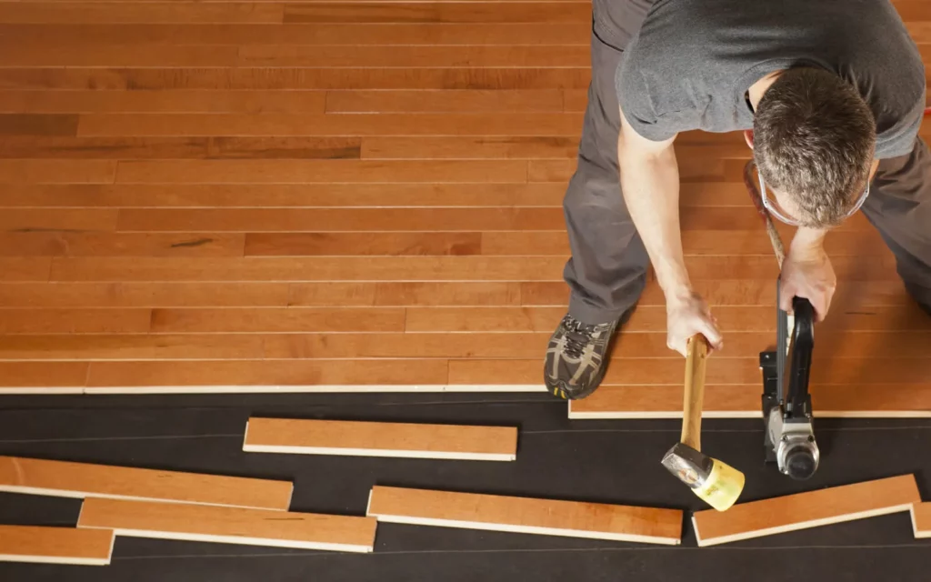 Hardwood floor installation | TUF Flooring LLC