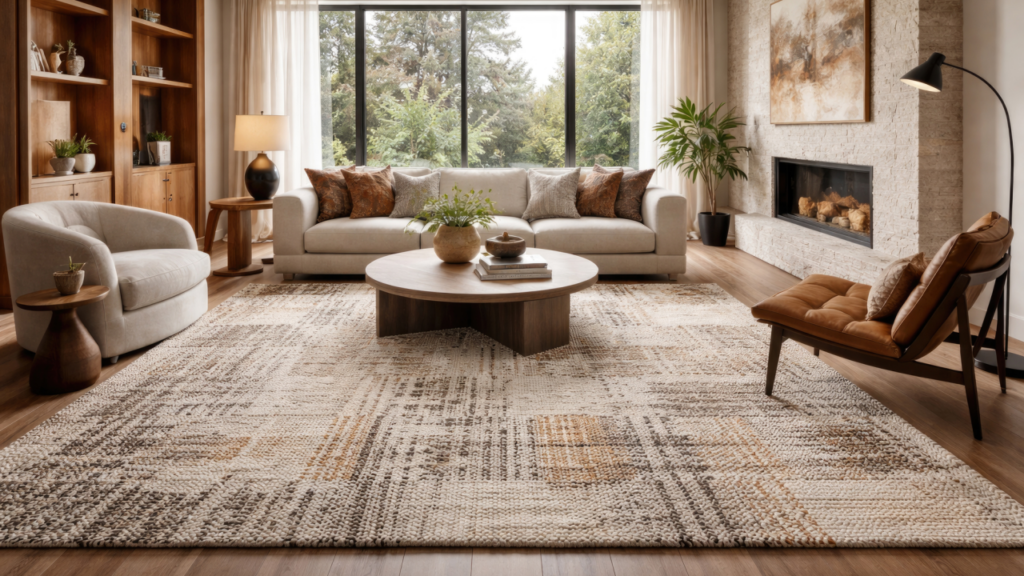How to Style Open-Concept Living Rooms with Area Rugs in Boise, Idaho | TUF Flooring LLC